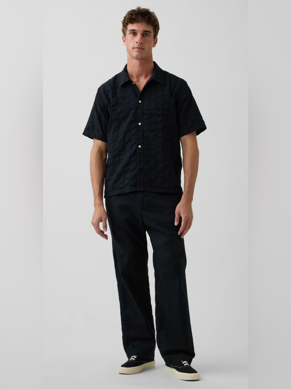 GAP Linen-Cotton Relaxed Taper Easy Pants